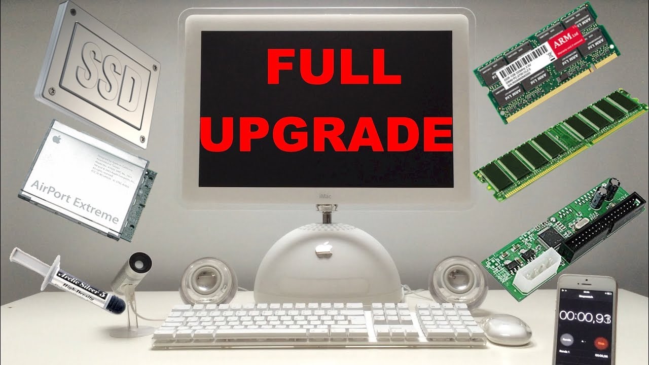 iMac G4 Full Upgrade with Samsung SSD 2017