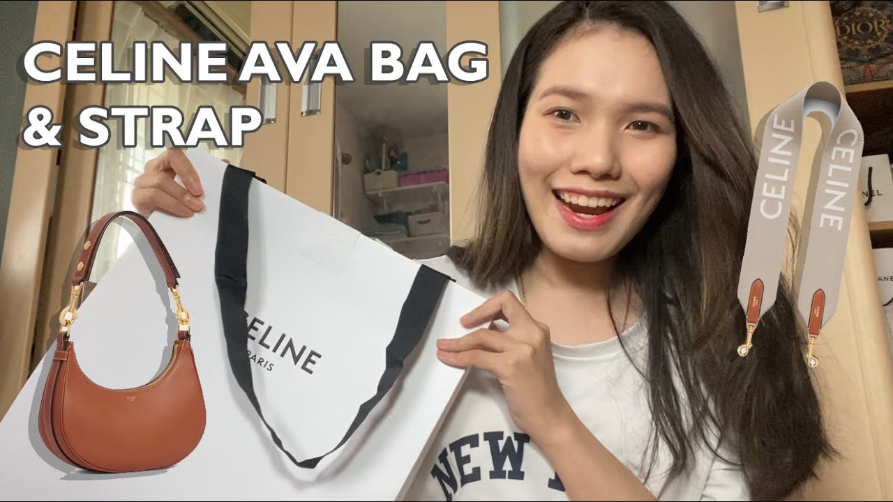 เปิดกระเป๋าาาาา: Unboxing Celine Ava Calfskin (TAN) & Celine Short Strap (Beige/White)