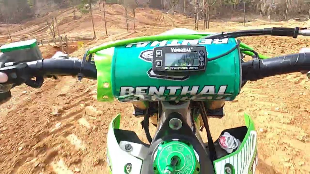 Riding at Dodge City motorcross track