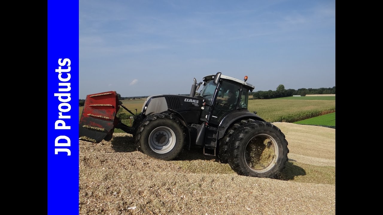Mais/2016/Claas/Xerion/Axion Black Edition/BGA/Bio Energie/Pit work/Kuil/Kortenberken/Wietmarschen