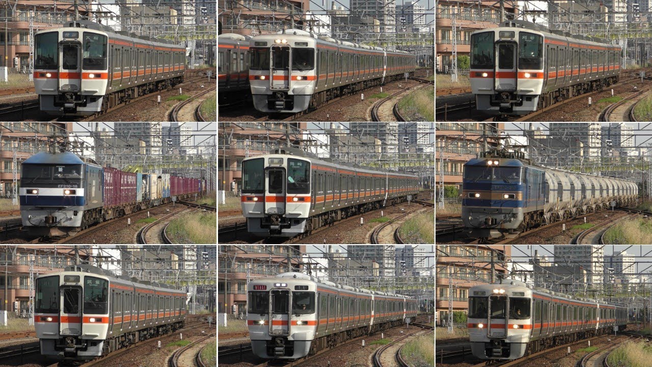 【平日朝ラッシュ】JR東海道本線 熱田駅で定点観察　2023/5/9