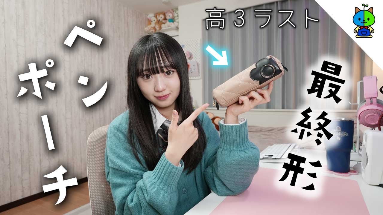 【文房具】これが高校3年間通って分かった筆箱の中身最終形です！【高校ラスト】