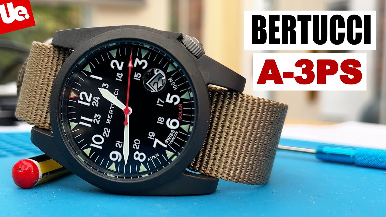 Вы не поверите, насколько легкие эти часы Bertucci A-3PS Solar!