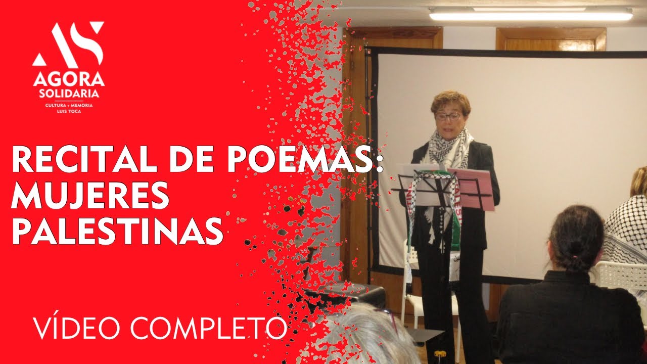 Recital de poemas: Mujeres Palestinas