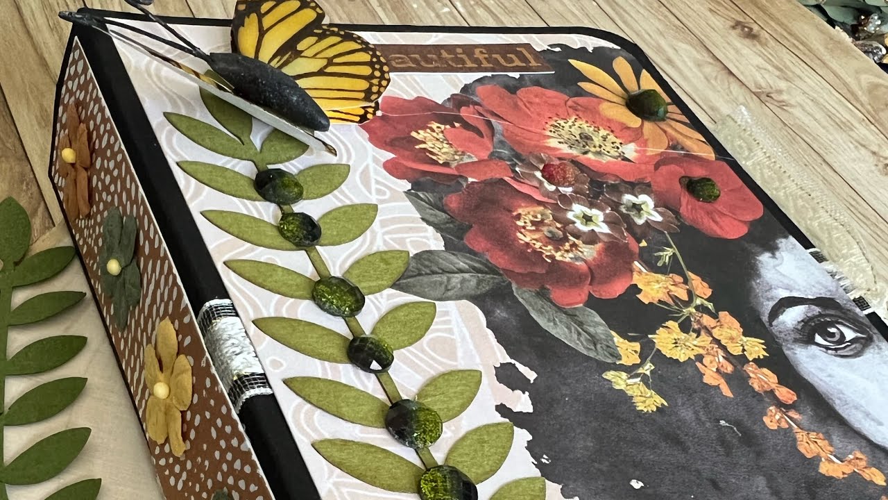 How to Make a Mini Album Tutorial - Prima Diamond Collection Kit