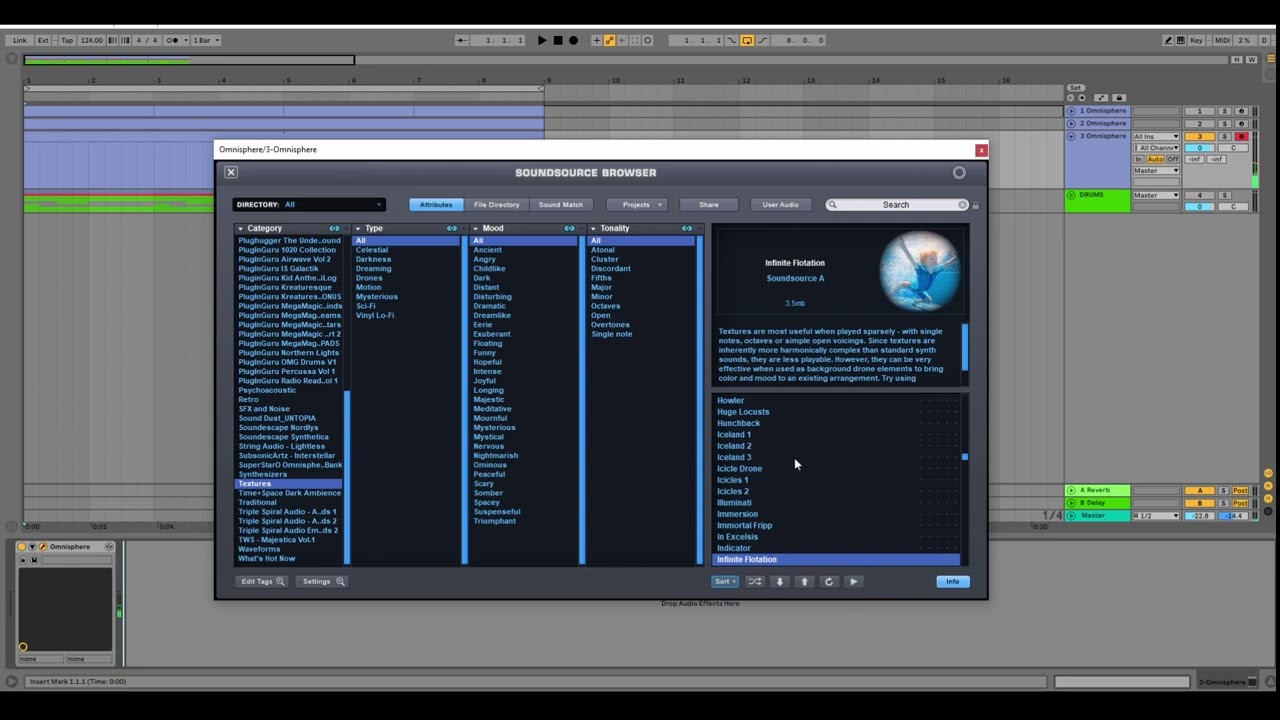 Silat Beksi - Pads and backgrounds with Omnisphere