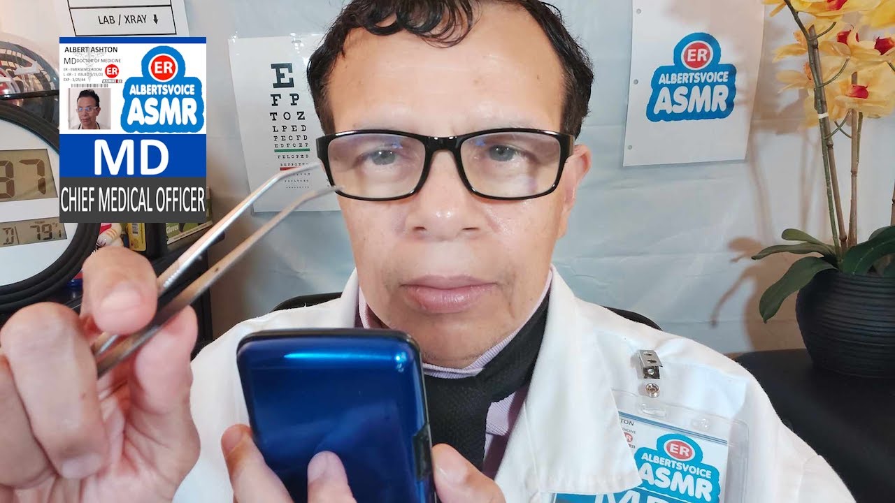 🥼🩺 ASMR Hospital ER Doctor Exam | Cranial Nerve Exam | Full Body Exam
