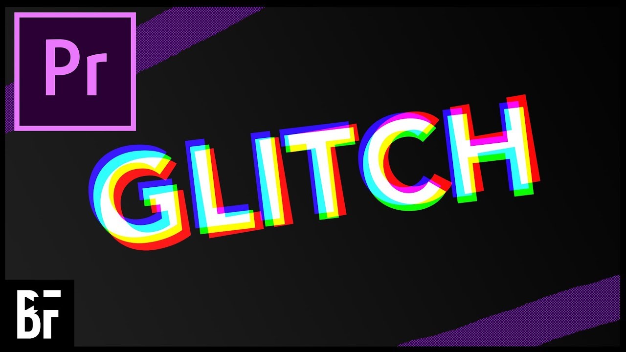 Glitch Text in Premiere