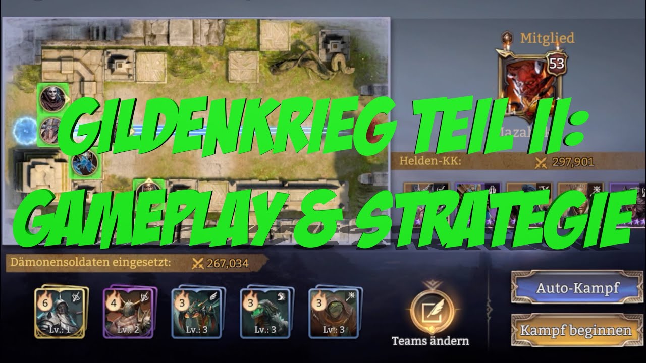 Watcher of Realms: Gildenkrieg Guide - Dämonensoldaten Gameplay & Strategie (Teil 2)