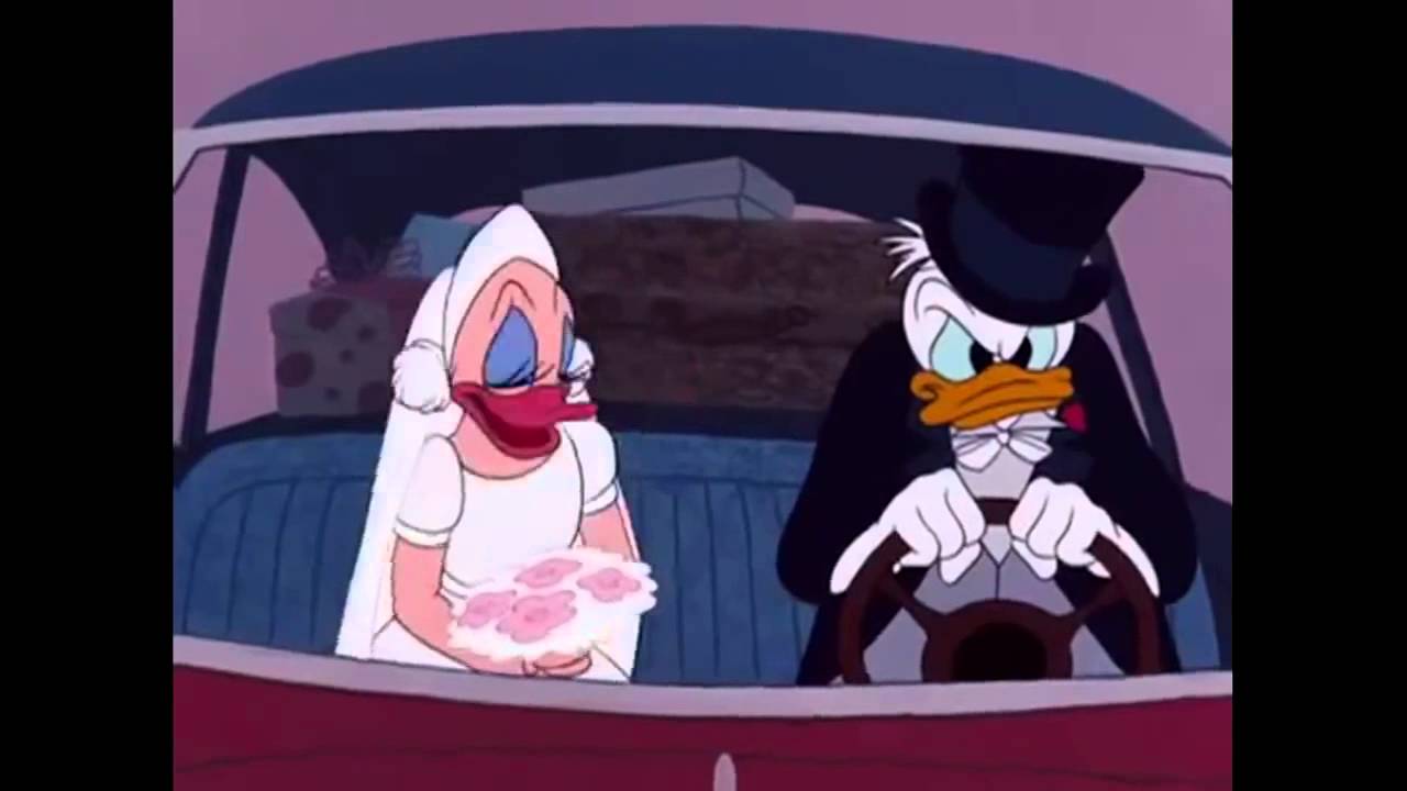 Donald Duck with Daisy Duck in Donald s Diary 1954