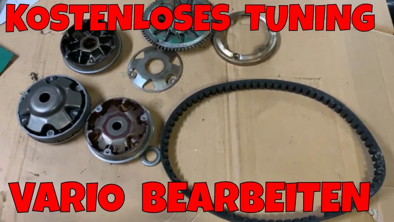 [TUNING] Kostenloses Tuning Praxis Variomatik abschleifen für mehr Übersetzung