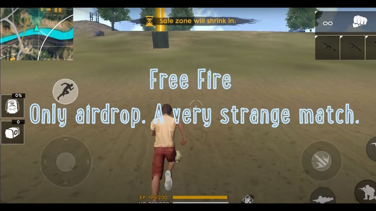 Free Fire - Only airdrop. A very strange match.
