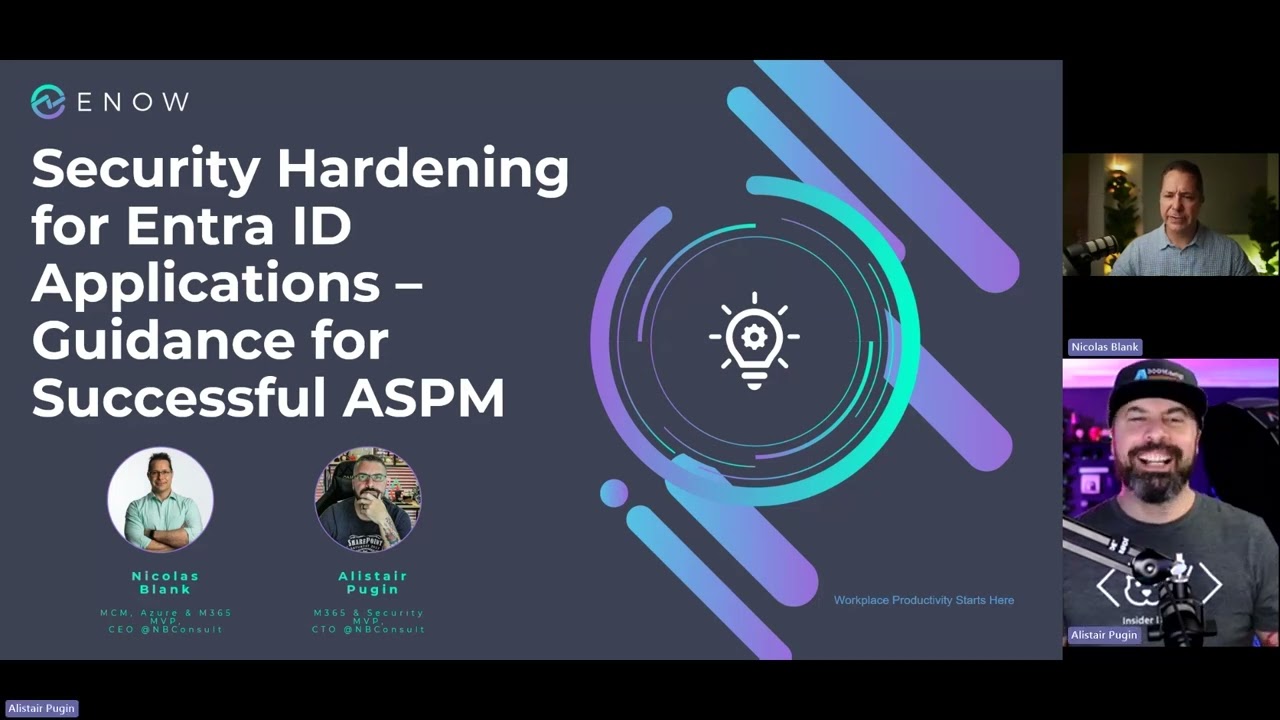 Security Hardening for Entra ID Applications – Guidance for Successful ASPM: Introduction