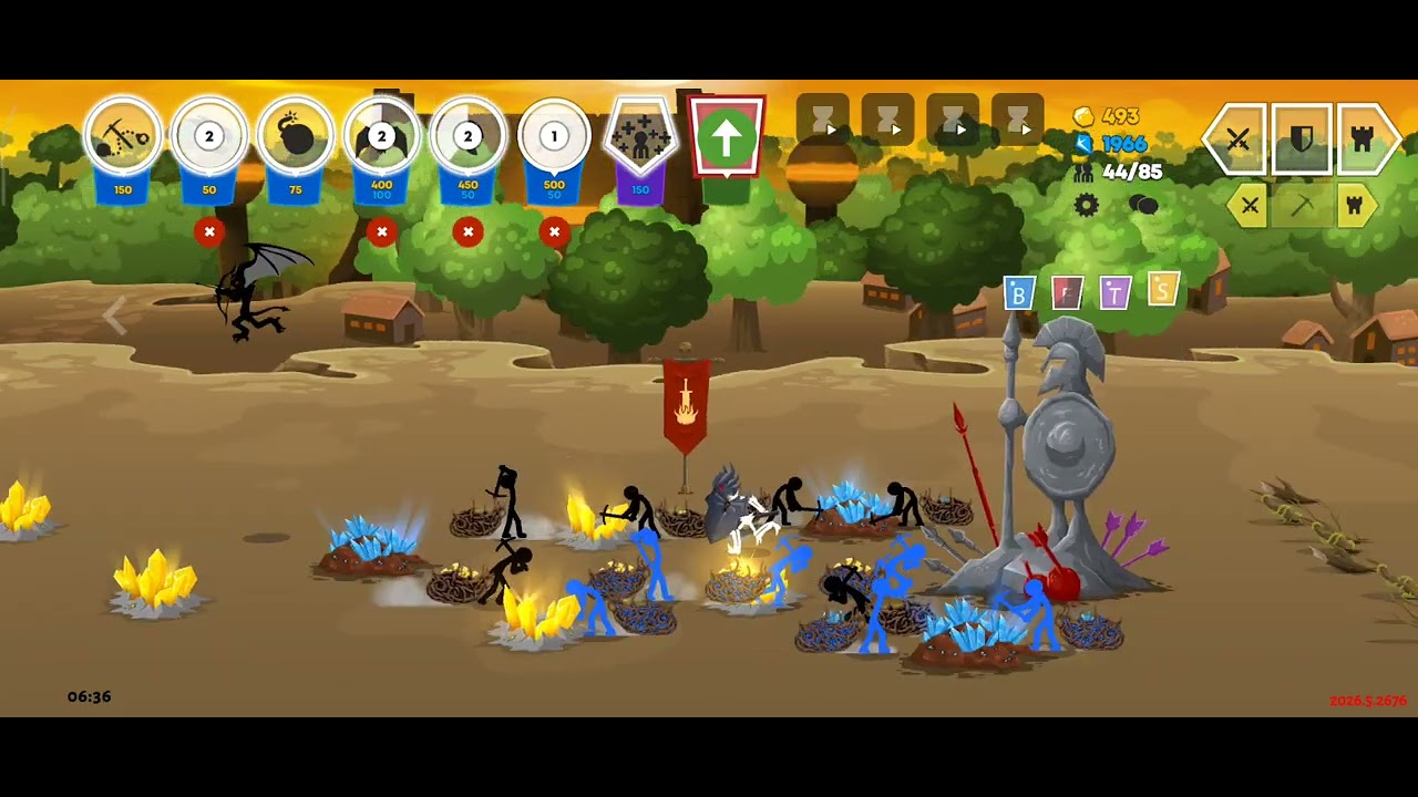 Playing Stick war saga because you guys love it 