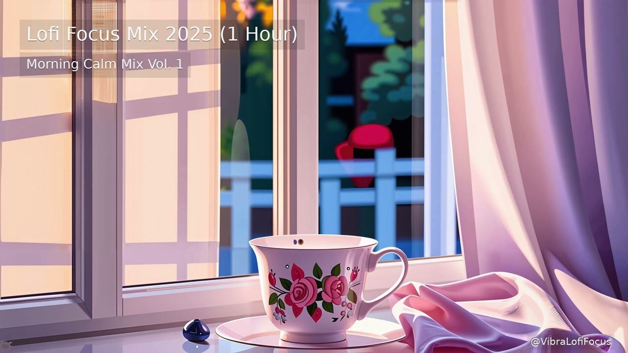 Lofi Focus Mix 2025 (1 Hour) | Morning Calm Mix Vol. 1 – Reflective Morning Mood
