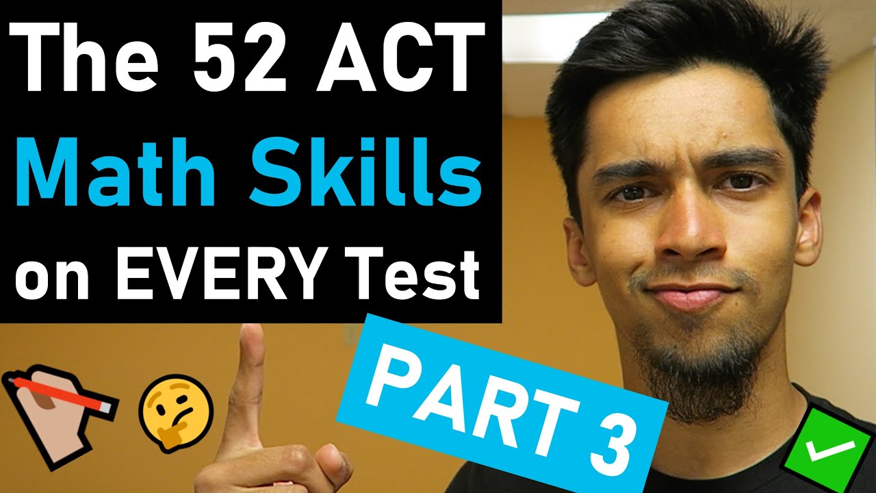 5 Academy's 52 ACT® Math Problem Types PART 3 | 5 Academy's ACT® Math Strategies and Tips