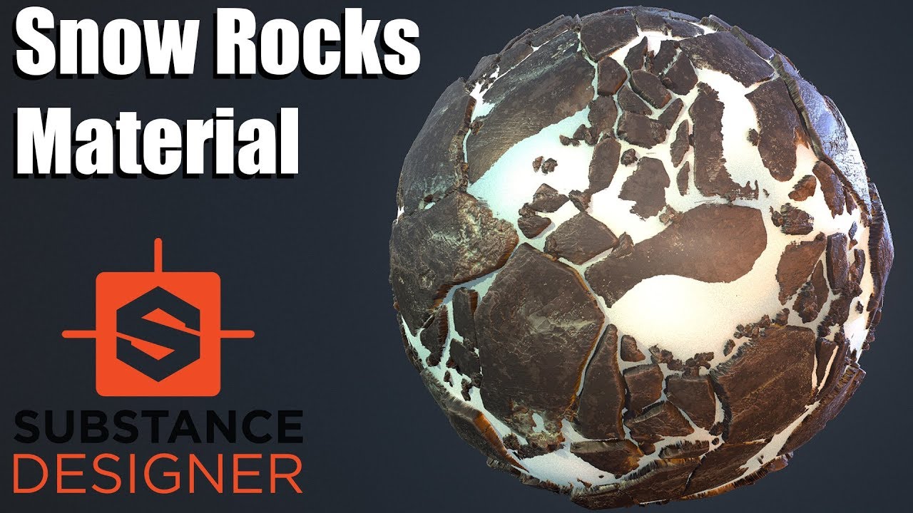 Substance Designer - Snow rock