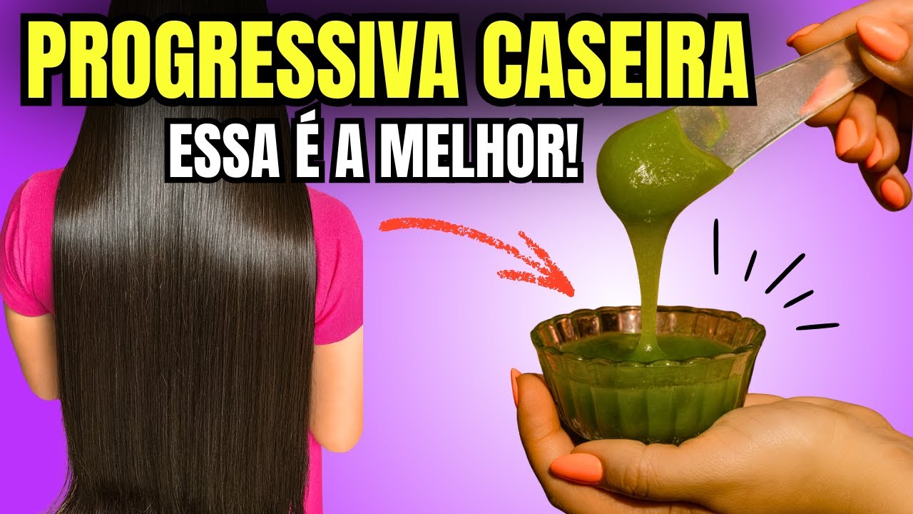 Progressiva Caseira QUE ALISA DEMAIS e HIDRATA! Pl&aacute;stica Capilar Natural Sem Formol!