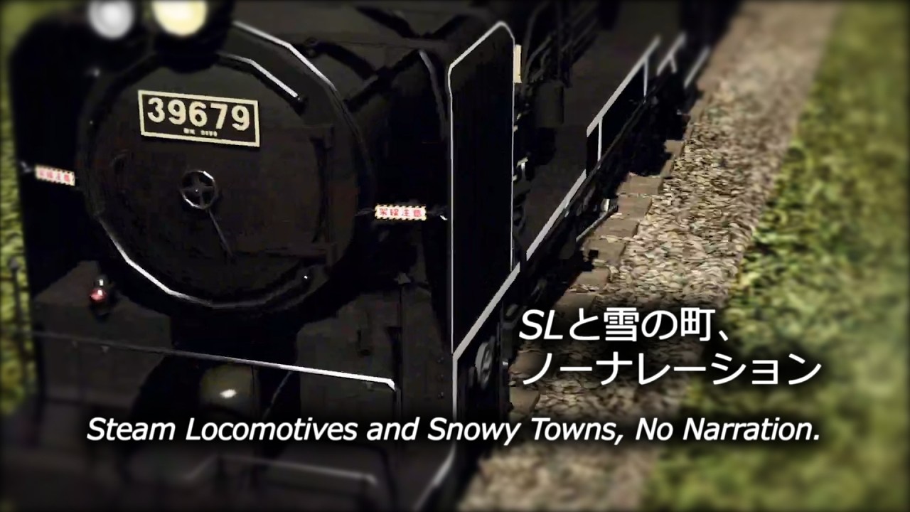 SLと雪の町、ノーナレーション｜CitiesSkylines Steam Locomotives and Snowy Towns, No Narration｜シティーズスカイライン ジオラマ