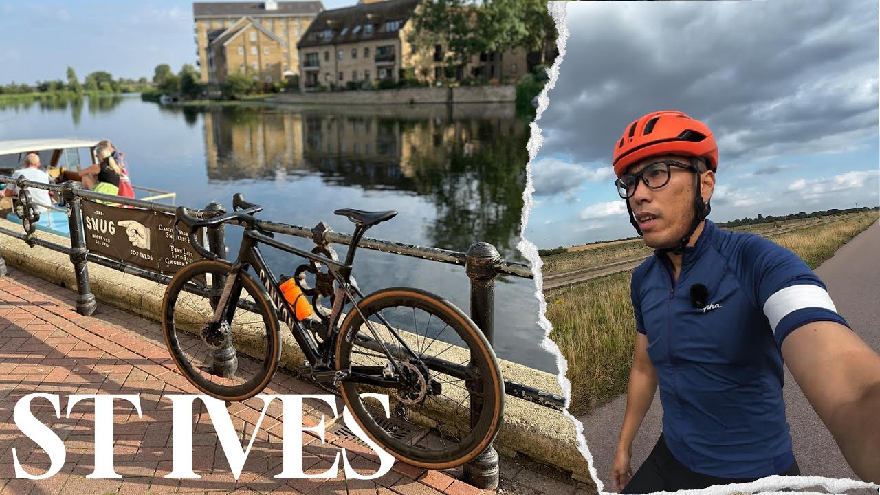 🇬🇧 GOWES BUSWAY Cambridge! Jalur Mantap Ke Desa St Ives | Canyon Endurace CFR | Boso Jowo