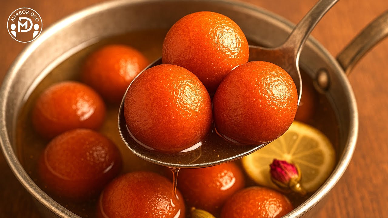 A Sweet Indian Treasure &mdash; Soft, Golden Gulab Jamun Soaked in Love