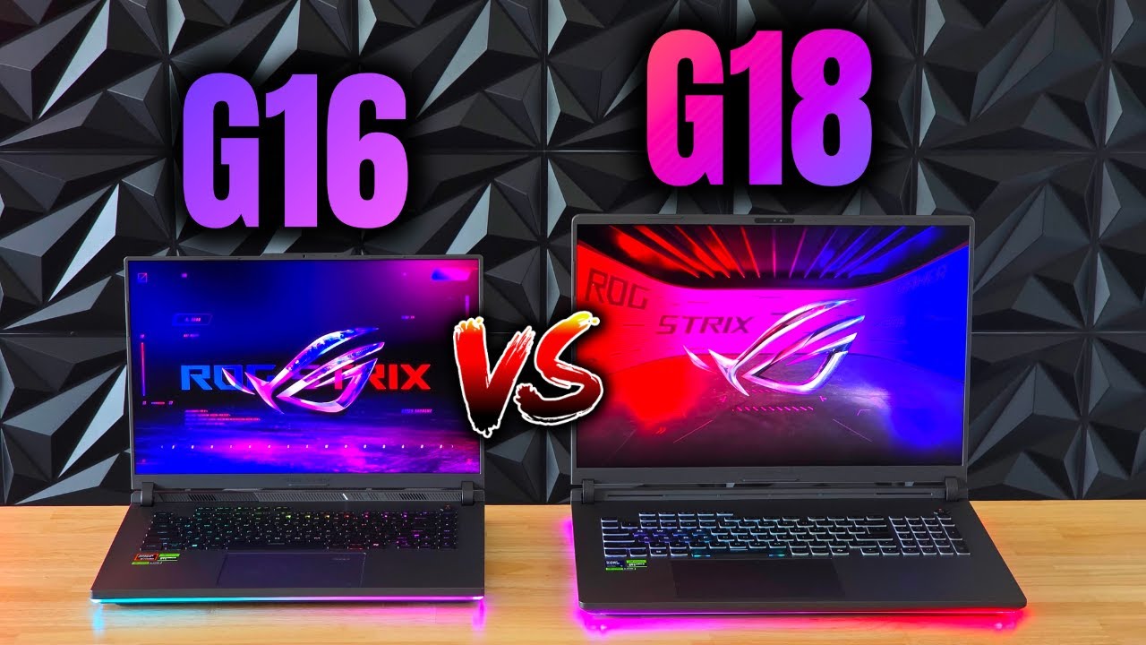STRIX G16 vs G18 (2025) - Is a Bigger Gaming Laptop BETTER? [Asus ROG]
