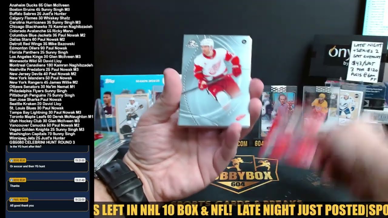 GB5080 NHL CELEBRINI HUNT ROUND 3