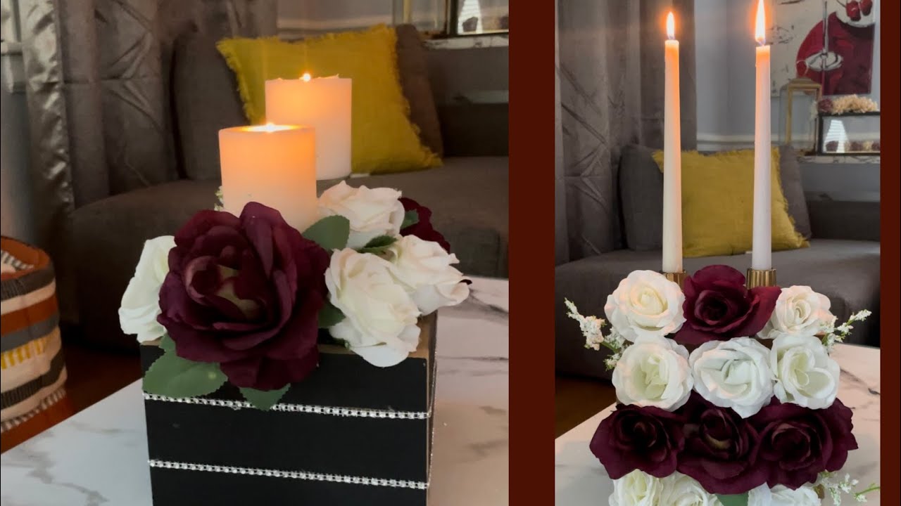 New Dollar Tree Table Decor/ New centerpieces DIY