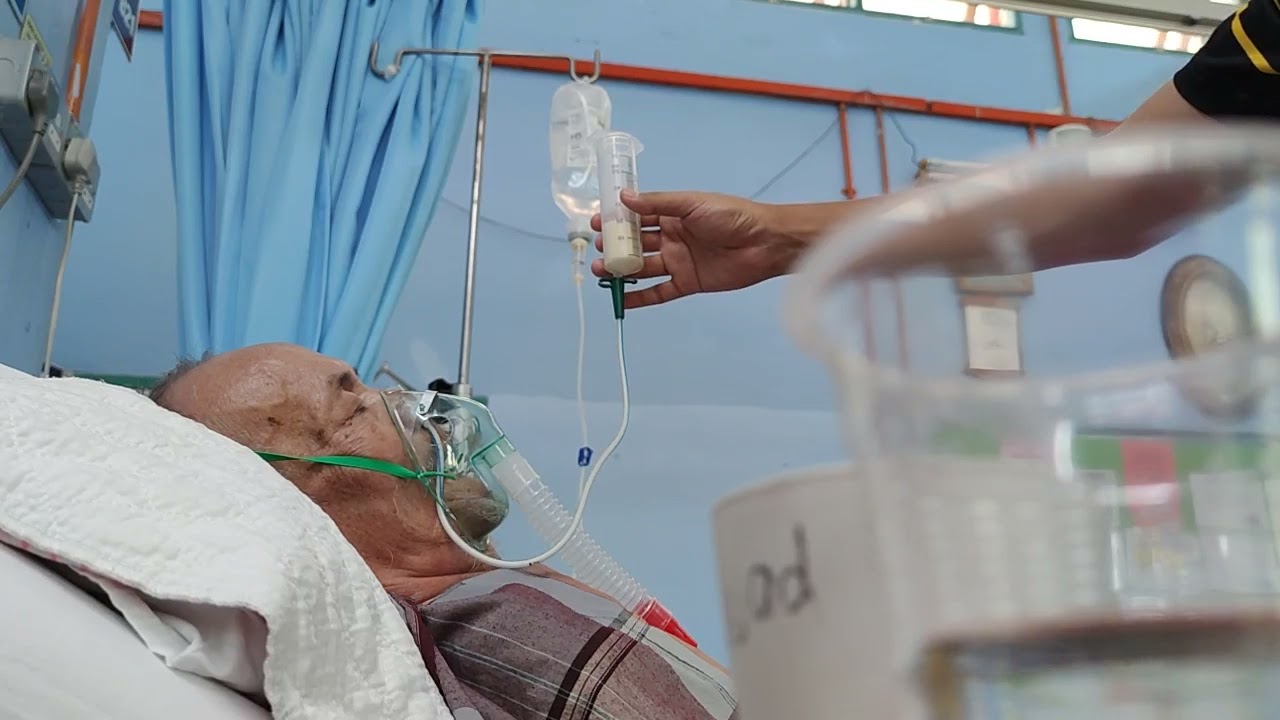 Cara beri susu kepada pesakit mengguna tiub di hidung (nasogastric tube)