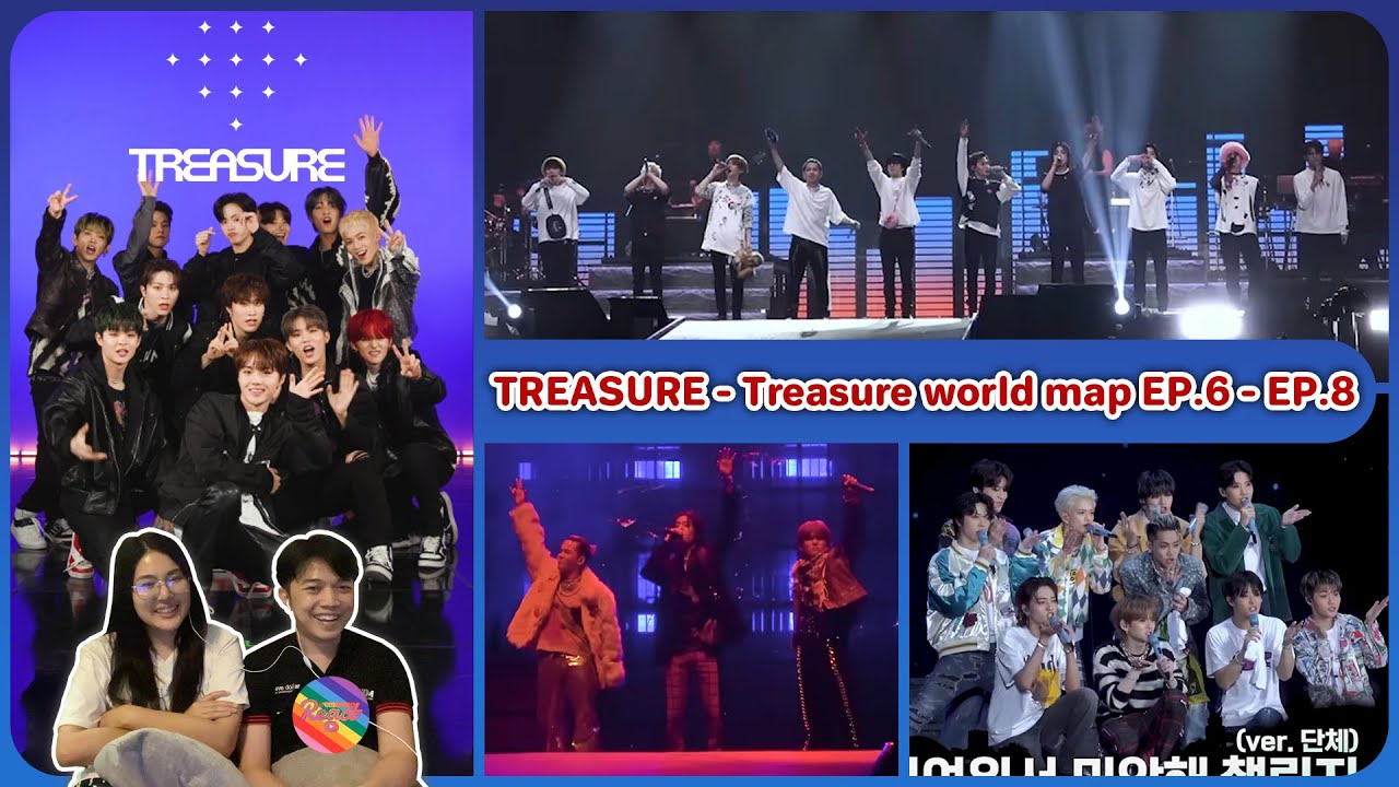 Reaction | TREASURE - Treasure world Map EP.6 - EP.8 #ชวนเธอมารีแอค