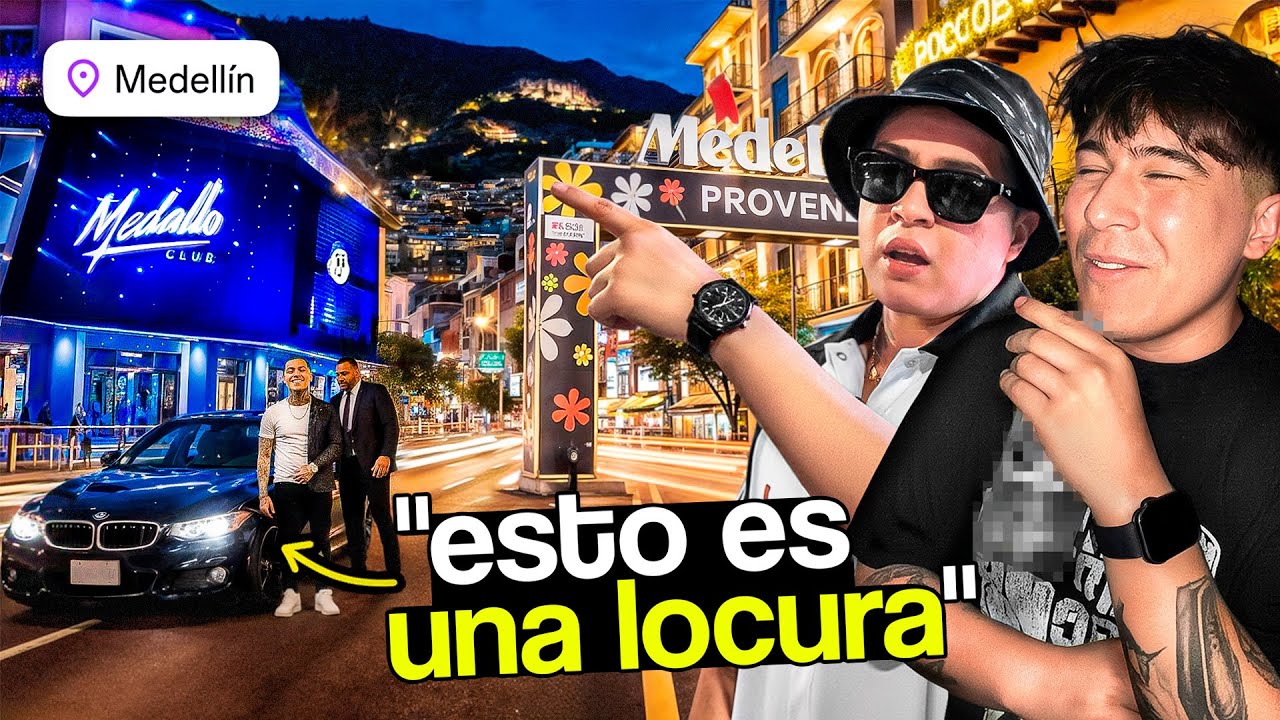 Así es la FIESTA en MEDELLIN / Visitando la nueva disco de @Blessd 