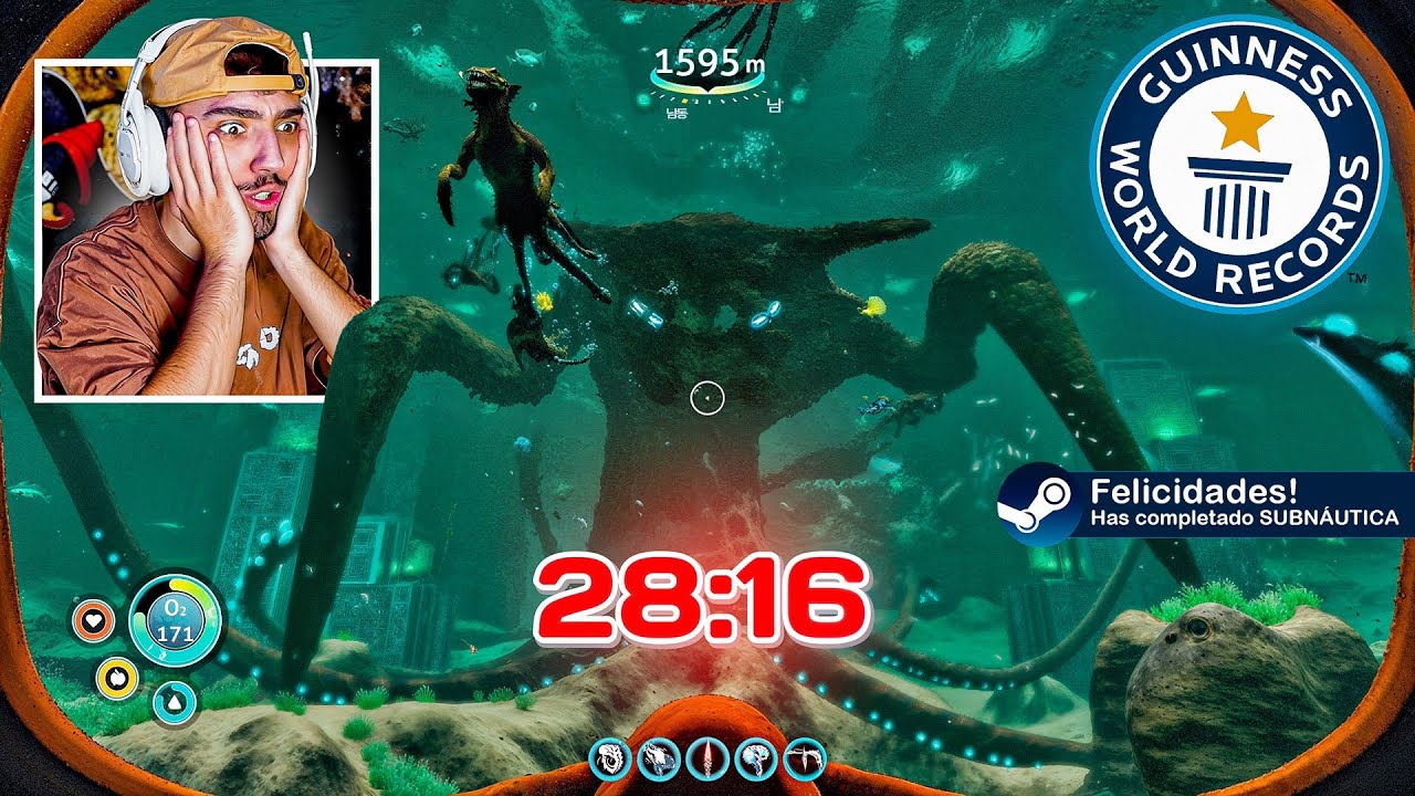 ESTE JUGADOR SE PASÓ SUBNAUTICA EN 28:16 (WORLD RÉCORD) | Agustin51