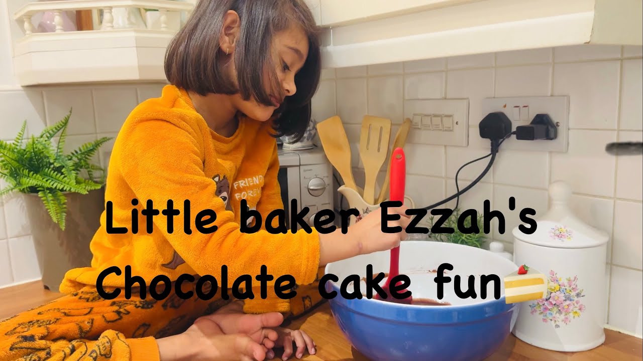 Ezzah&rsquo;s Chocolate Cake Adventure 🍫🎂 | Baking, Giggles & Sweet Memories | ചോക്ലേറ്റ് കേക്ക് 
