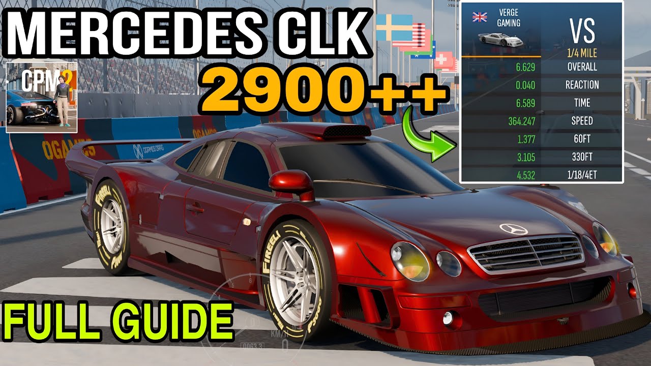 Как сделать самую быструю машину в Car Parking Multiplayer 2 | Mercedes CLK Drag Tuned