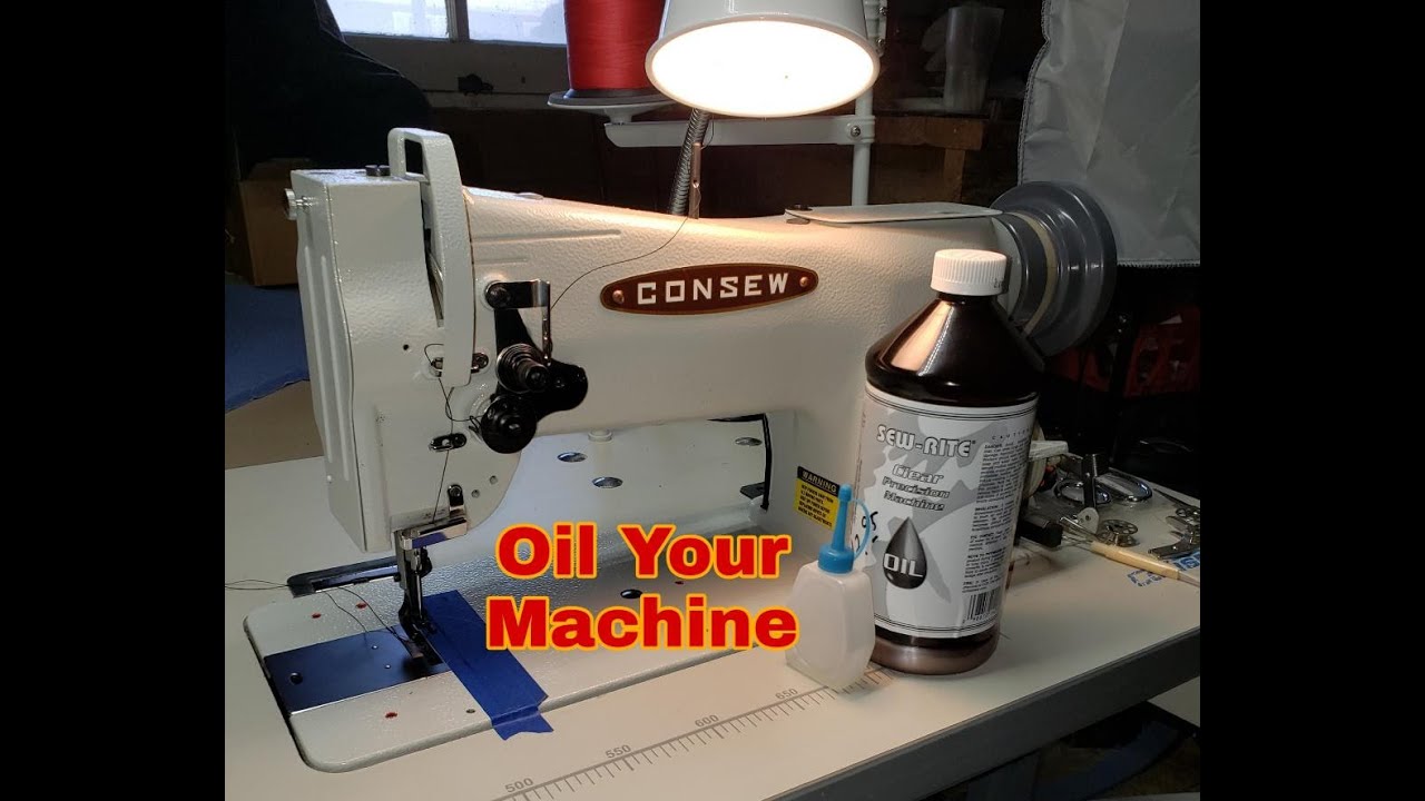 Oil Your Consew 206RB 5 Industrial Sewing Machine