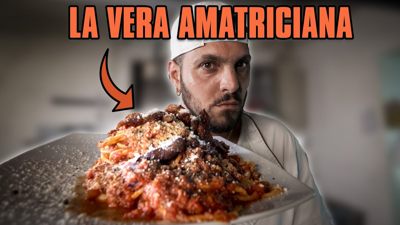 AMATRICIANA ricetta perfetta ecco come va fatta