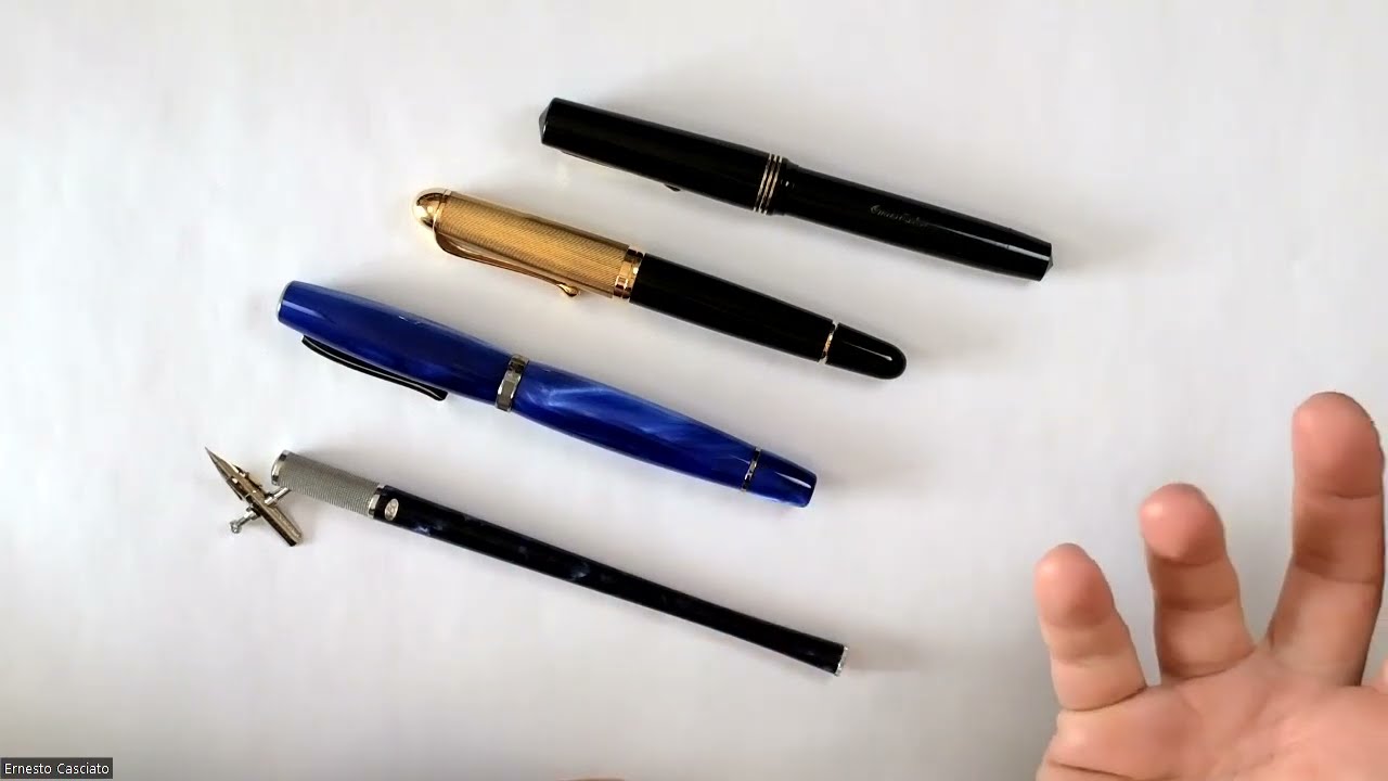 Confronto tra stilografiche flex moderne e vintage