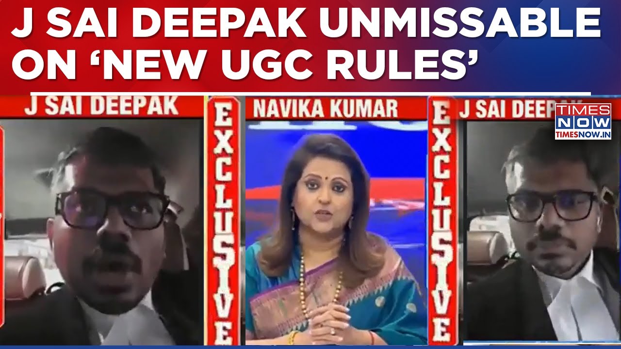 J Sai Deepak Explosive Exclusive On 'New UGC Rules' | Unmissable Interview With Navika Kumar