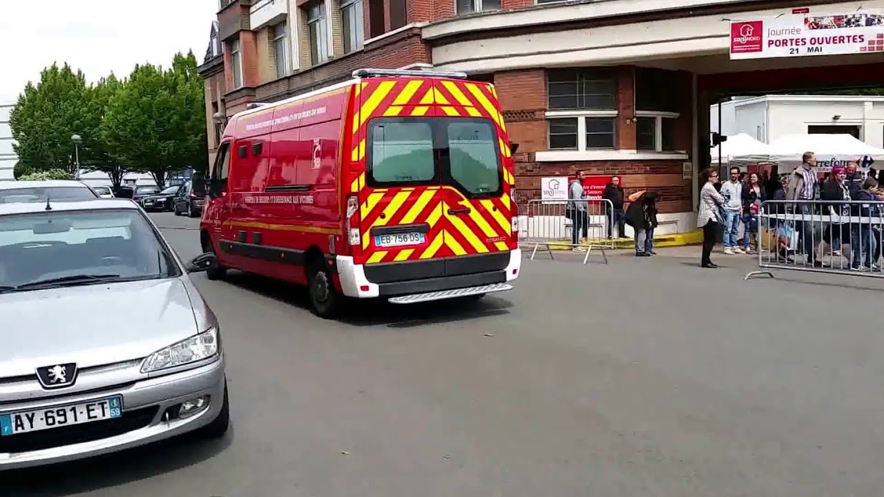 D&eacute;part VSAV et EPC, JPO Lille Bouvine 2016