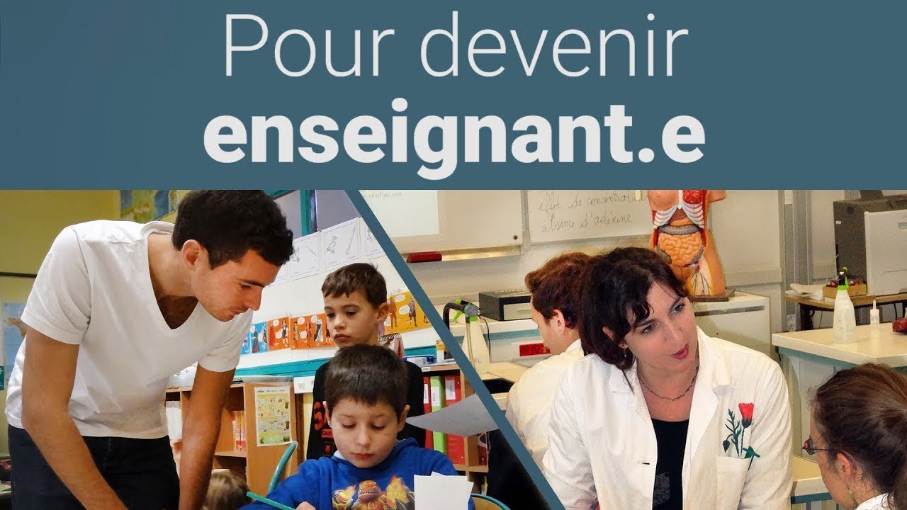 Pour devenir enseignant.e