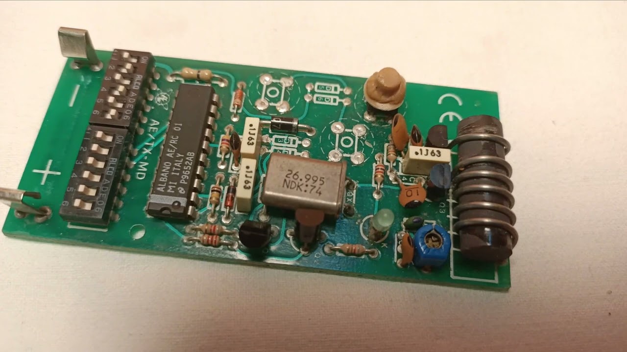 Riparazione del telecomando di un cancello elettrico