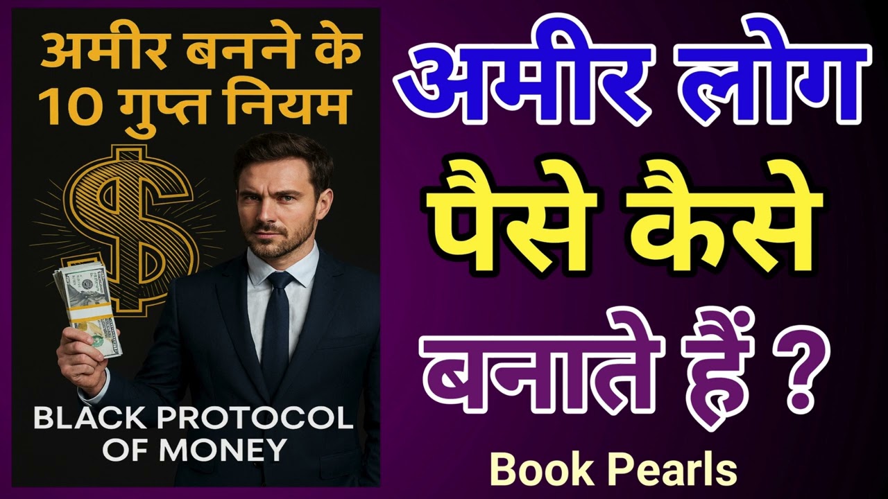 *अमीर बनने के 10 गुप्त नियम | पैसे का ब्लैक प्रोटोकॉल | Black Protocol of Money | Book Pearls**