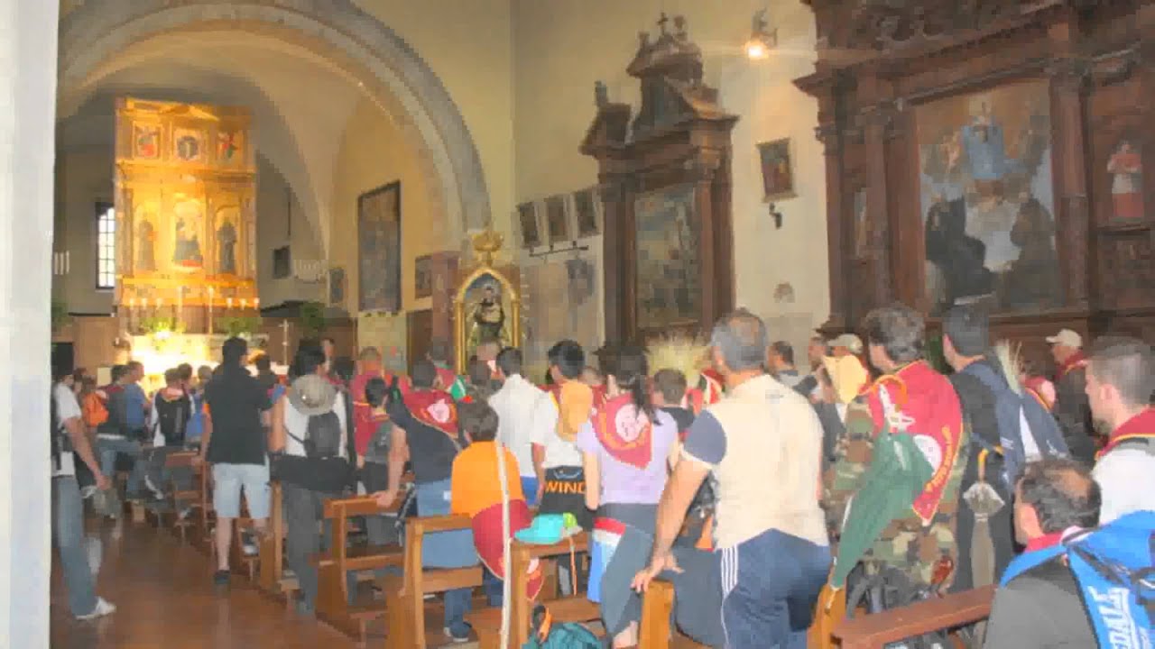 San Vito Romano Pellegrinaggio S.S.Trinita' 2012 video.avi
