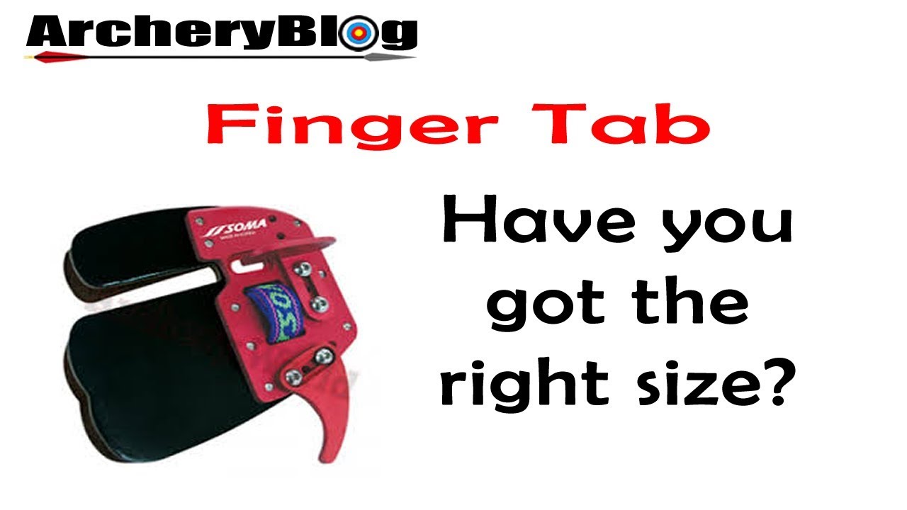 Archery Finger Tab - Have you got the correct size?