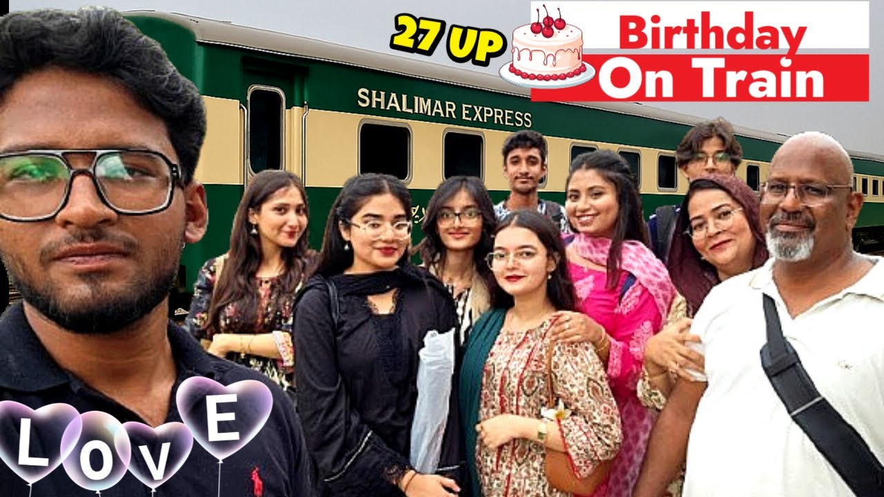 Birthday Celebration on Wheels 🚆Surprise birthday Party in Fast & Furious Shalimar Express Train🚂