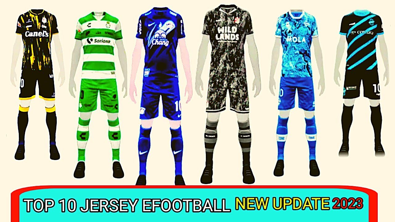 Top 5 Best Jersey efootball 2023 mobile #jersey #kits #pes2023mobile #ronaldo #efootball2023