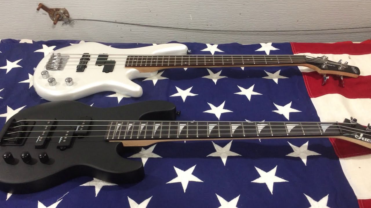 Ibanez MiKro VS. Jackson Minion Bass Quick Physical Comparison... (Part 1)
