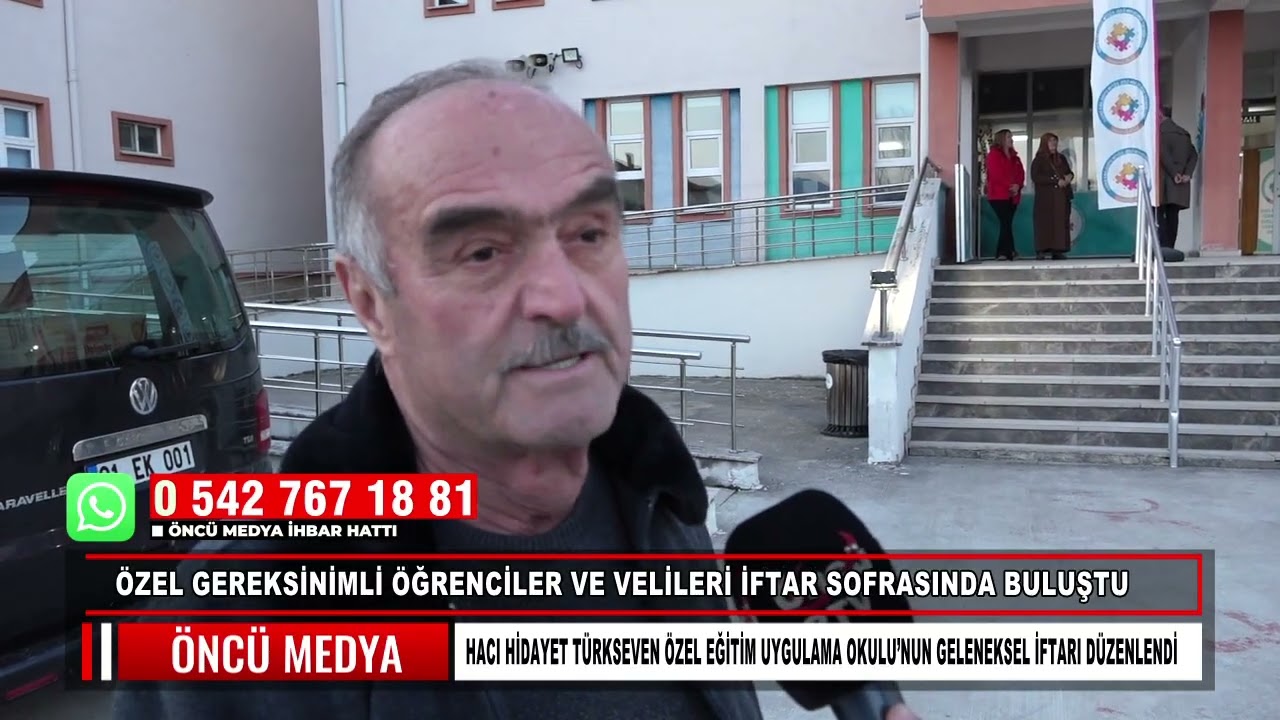 ÖZEL GEREKSİNİMLİ ÖĞRENCİLER VE VELİLERİ İFTRA SOFRASINDA BULUŞTU