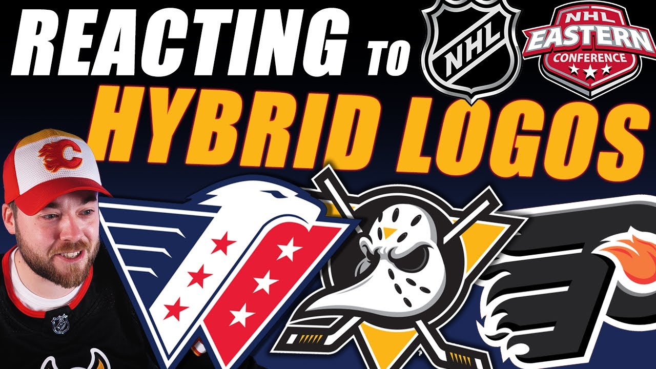 Reacting to NHL Hybrid Logos! WOW! (East)