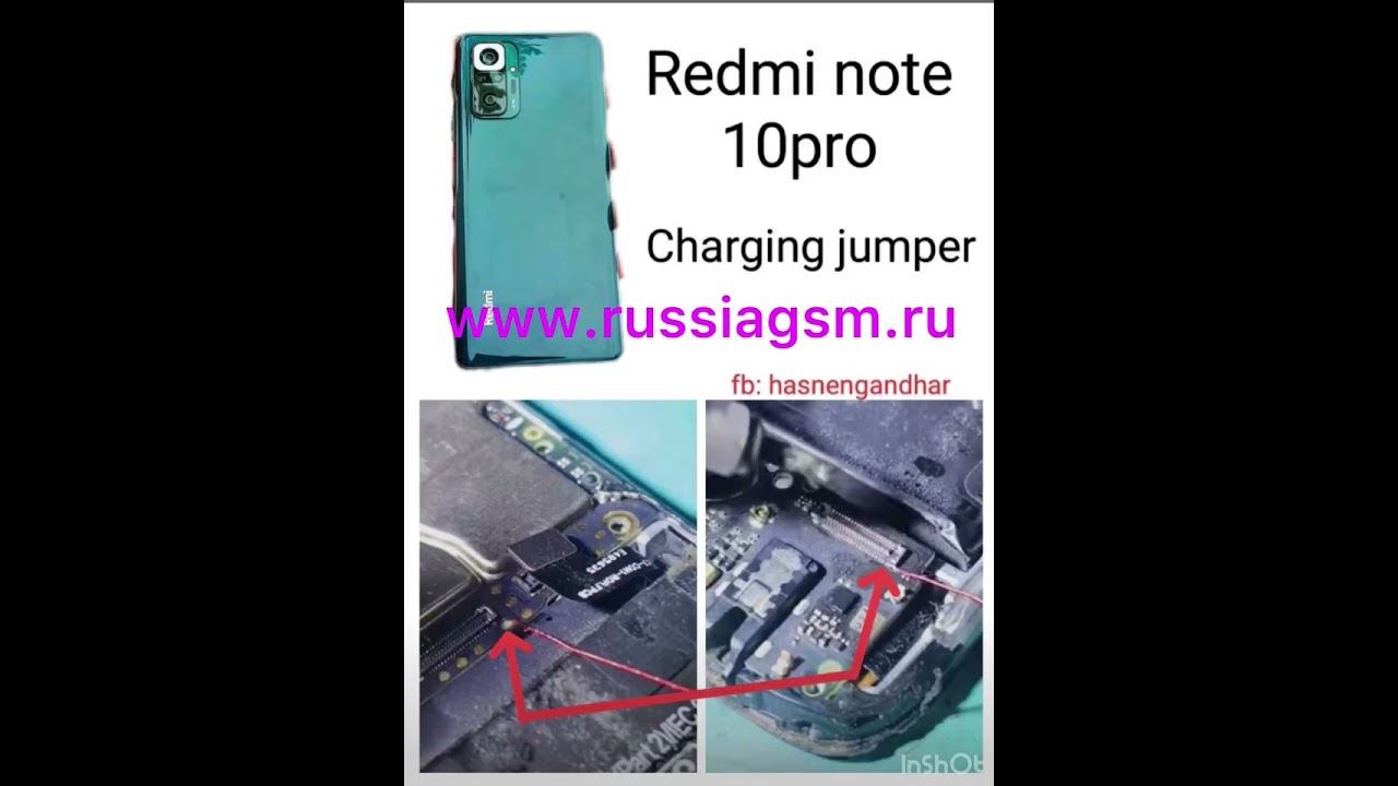 REDMI NOTE 10 PRO CHARGING JUMPER #everyoneactive #repair #smartphone #automobile #everyone #repairs